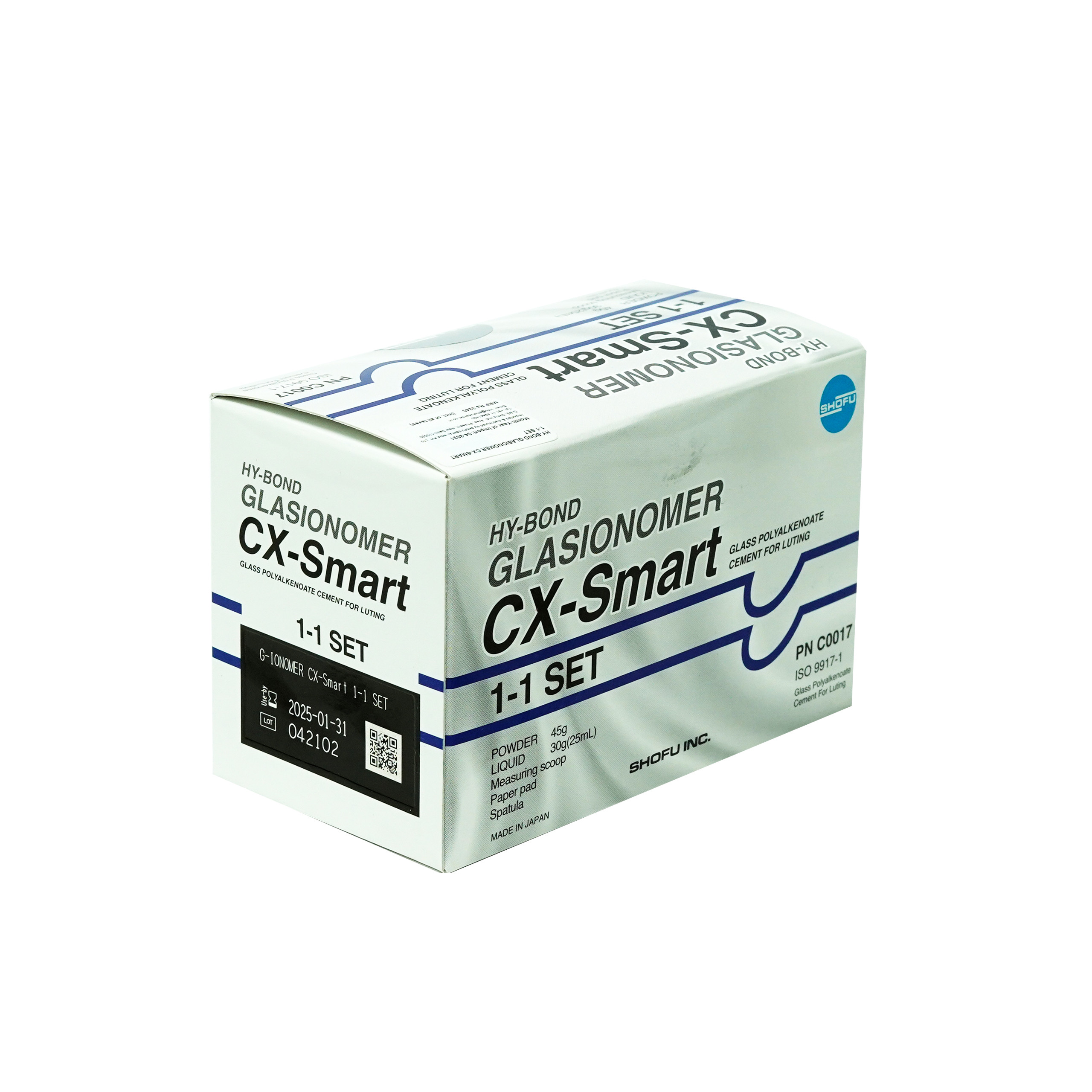 Shofu Hy-Bond GlasIonomer CX Glass Ionomer Luting Cement 45gm